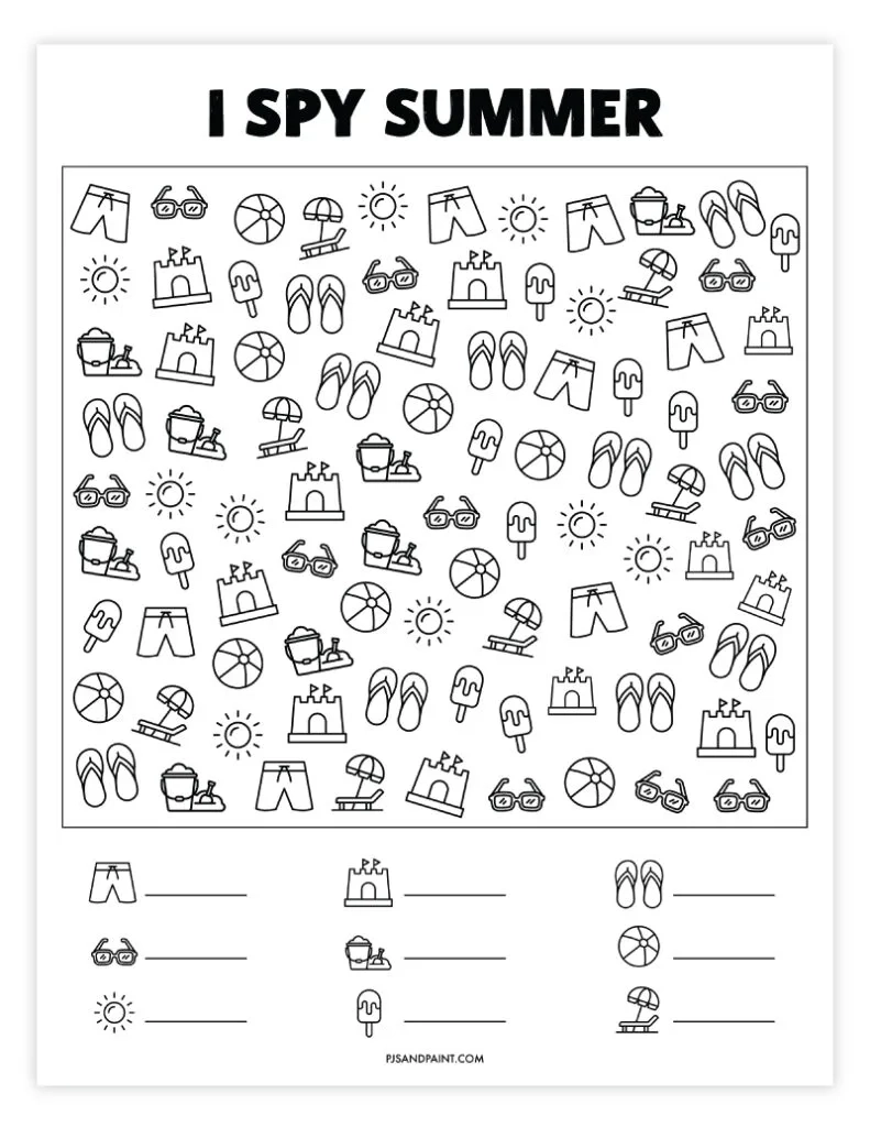 Fun Printable Activities