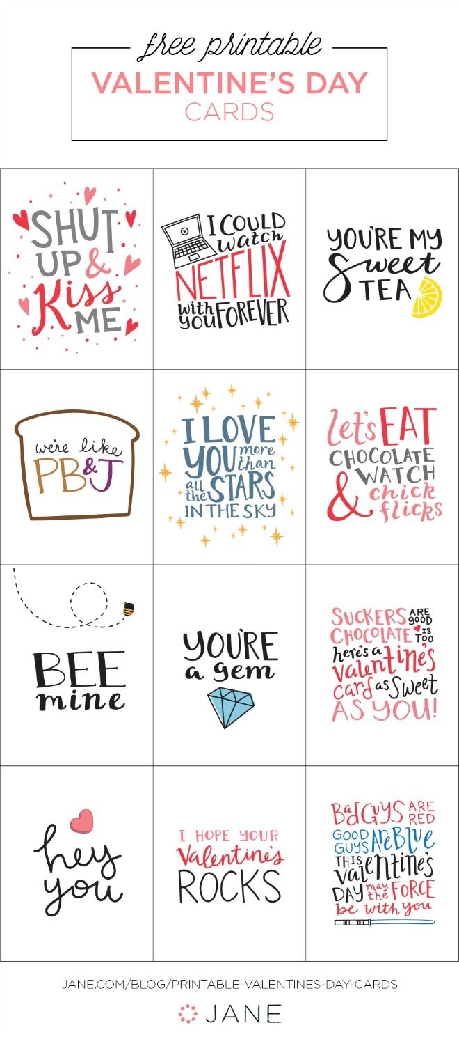 17 Free Printable Valentine Greeting Cards