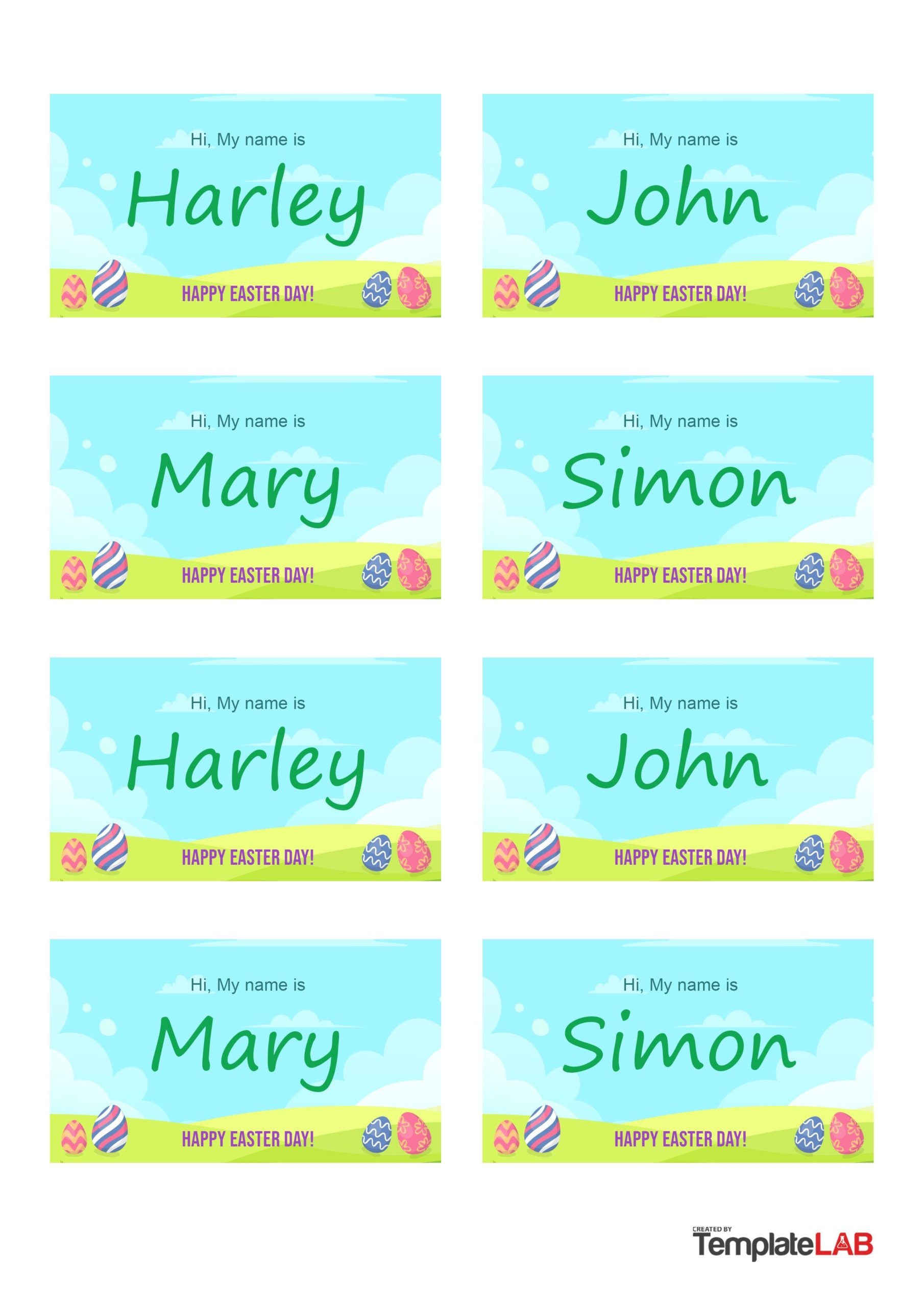 Free Printable Editable Name Tags