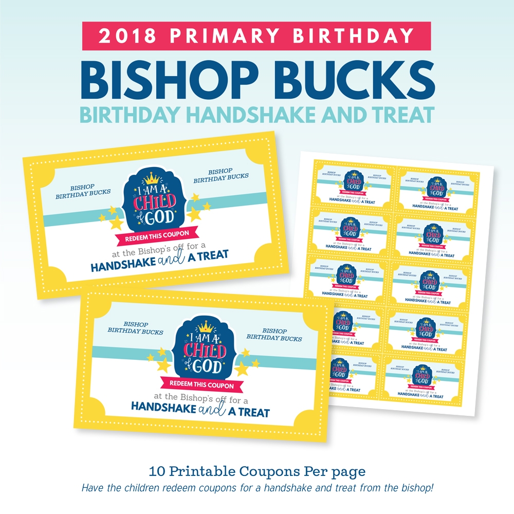2018 LDS Primary Theme Birthday Kit I Am A Child Of God The Red 