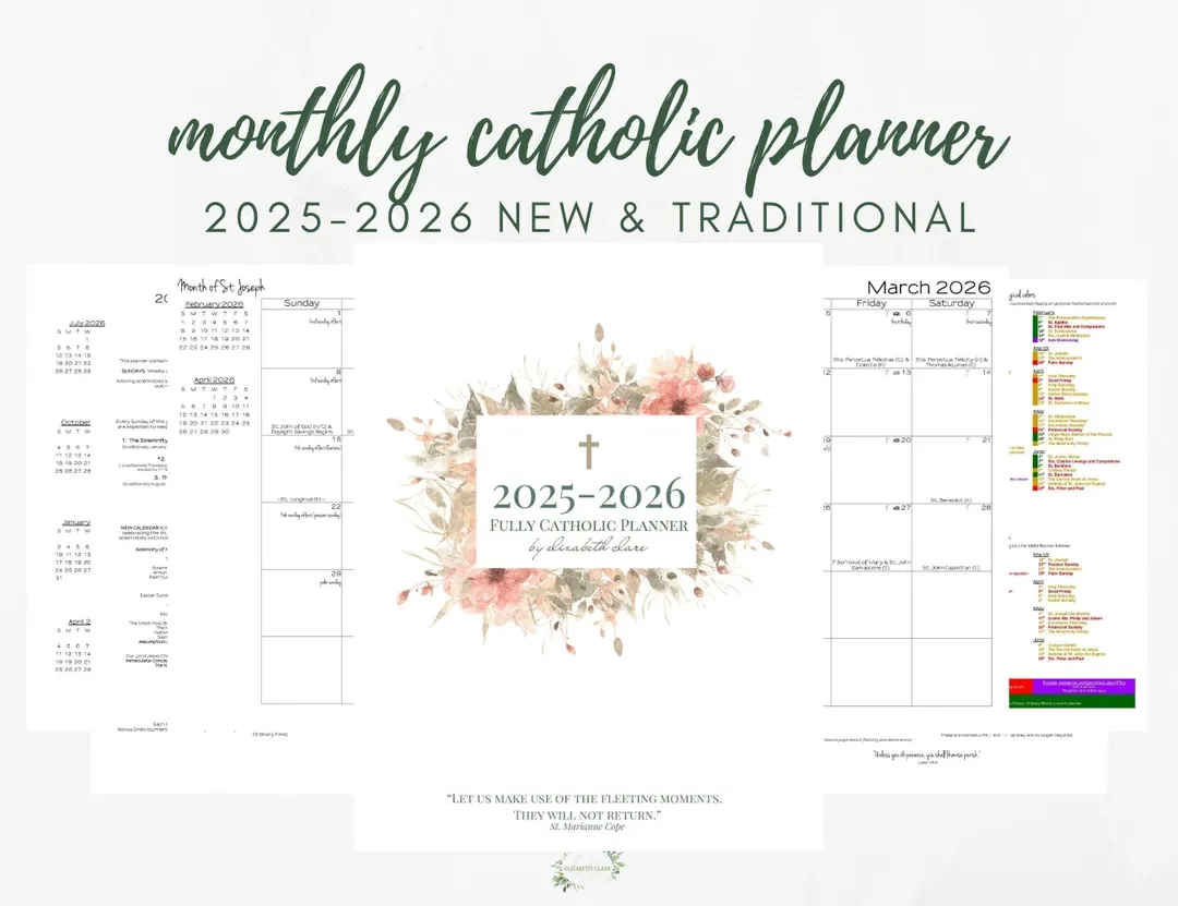 Catholic Calendar 2026 Pdf Printable