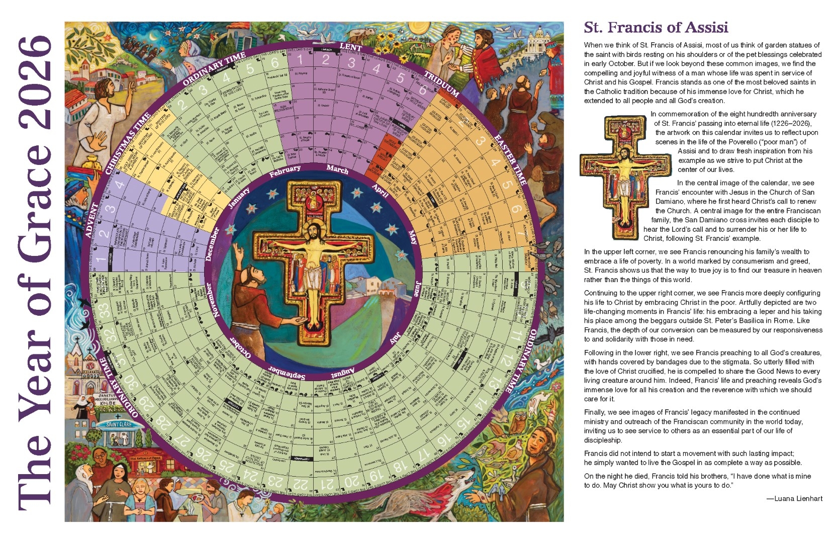 2026 Catholic Liturgical Calendar Small Paper Pack Of 25 T H 