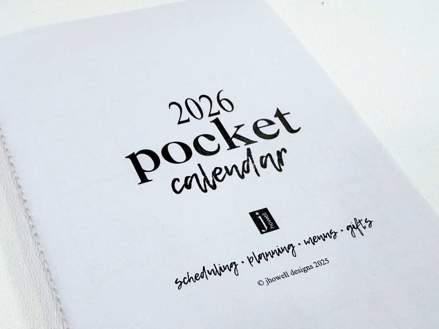 Pocket Calendar 2026 Printable