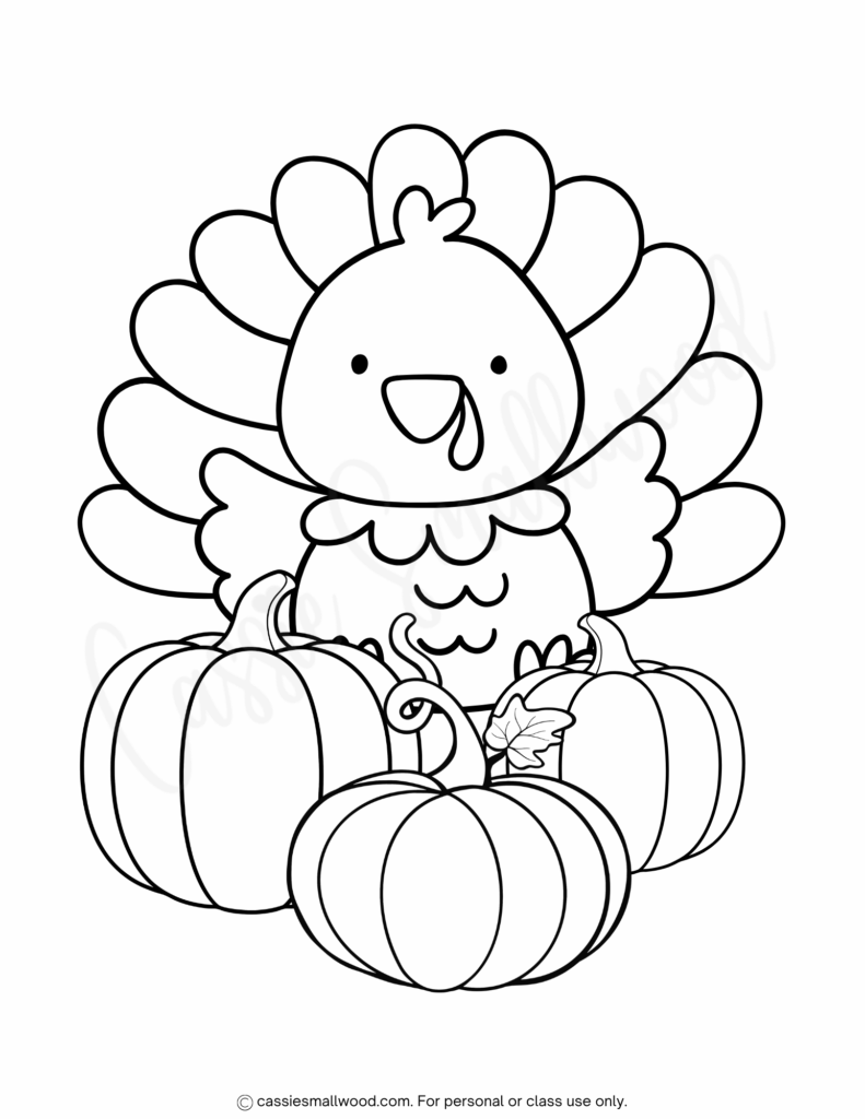Free Thanksgiving Coloring Printables