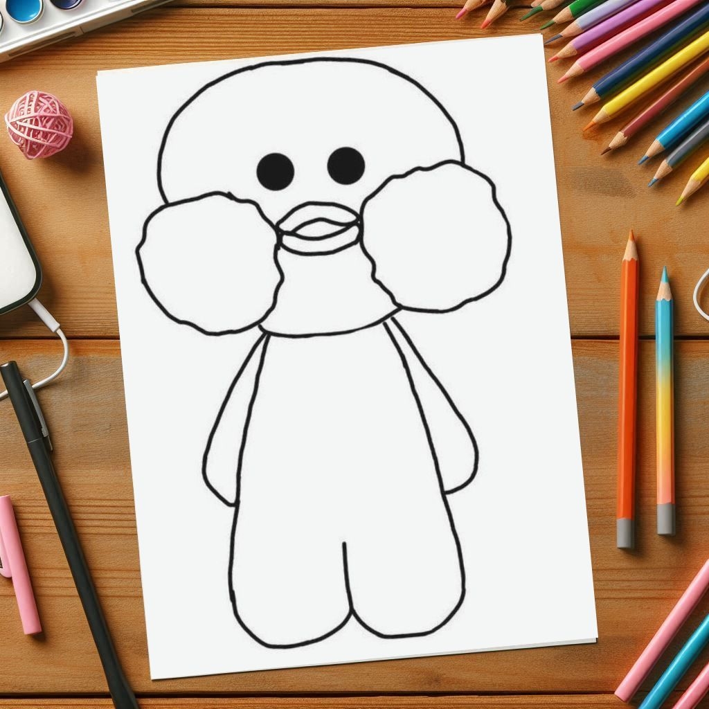 Paper Duck Printable