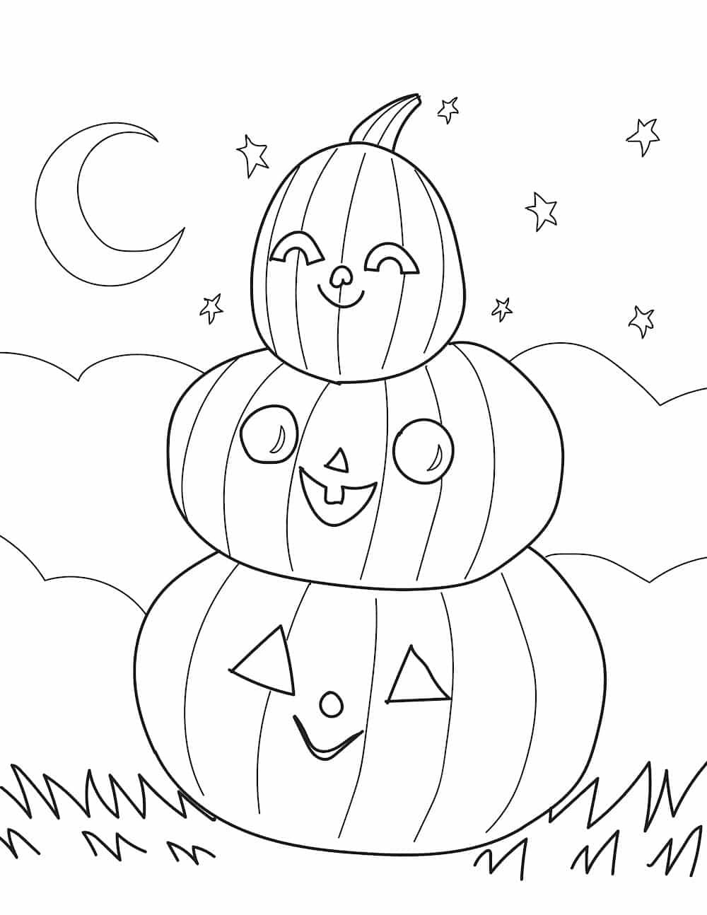 Fall Coloring Printable Pages