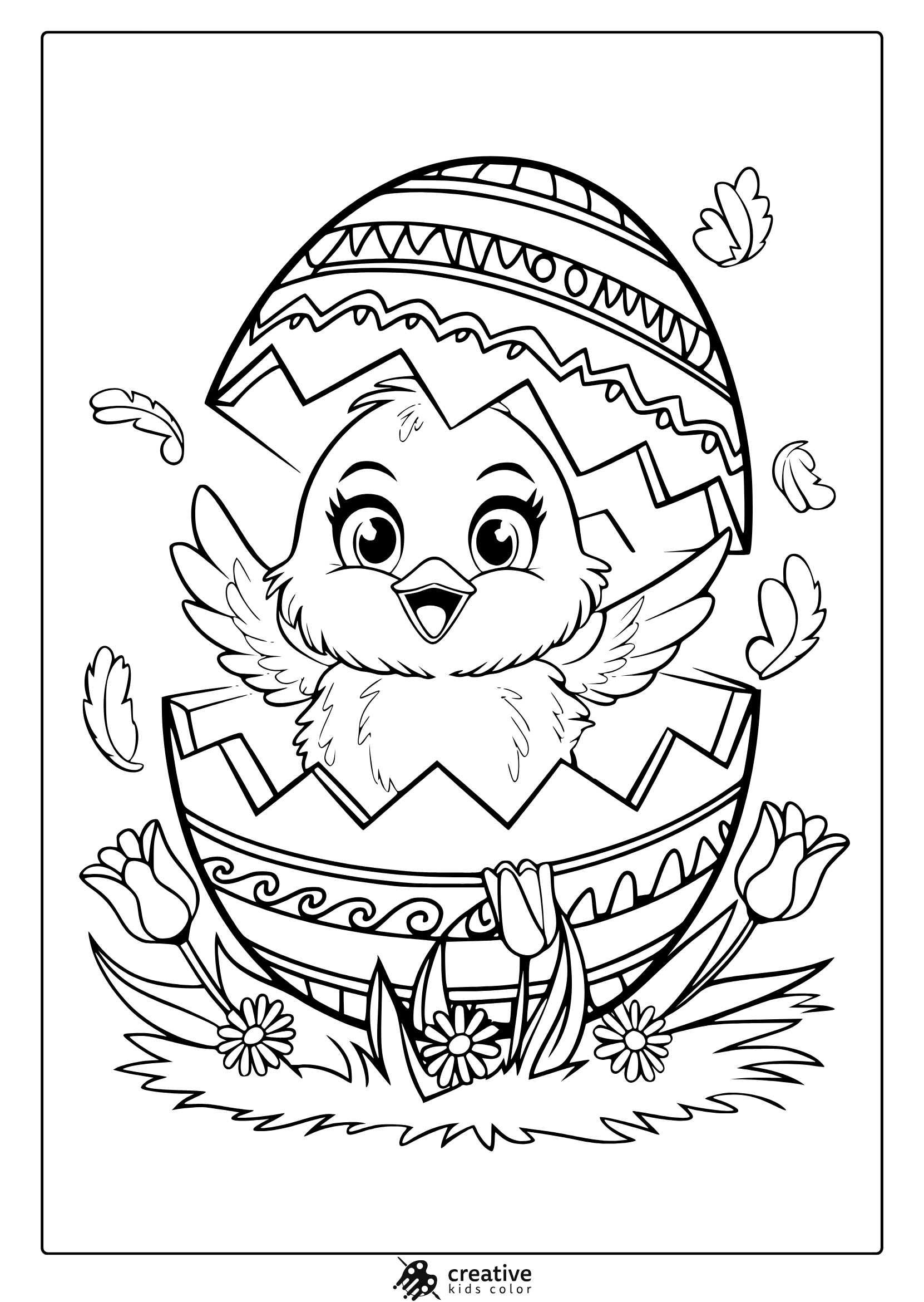 Happy Easter Printable Coloring Pages
