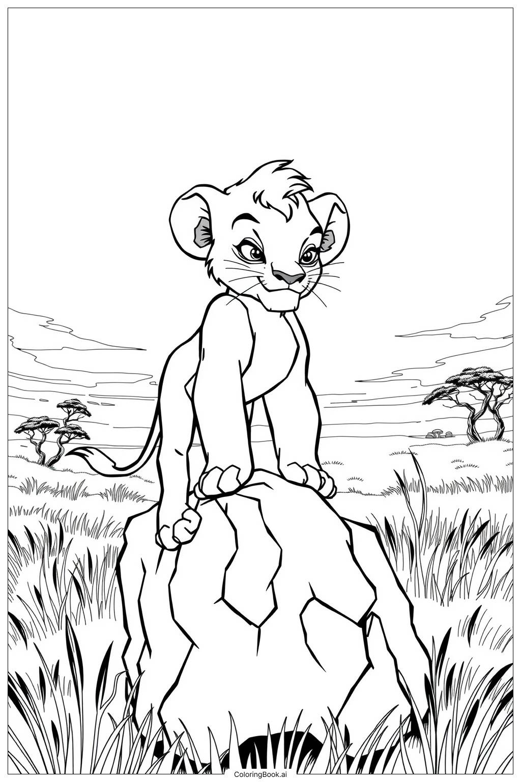 36 Lion King Coloring Pages Free PDF amp PNG Printables 
