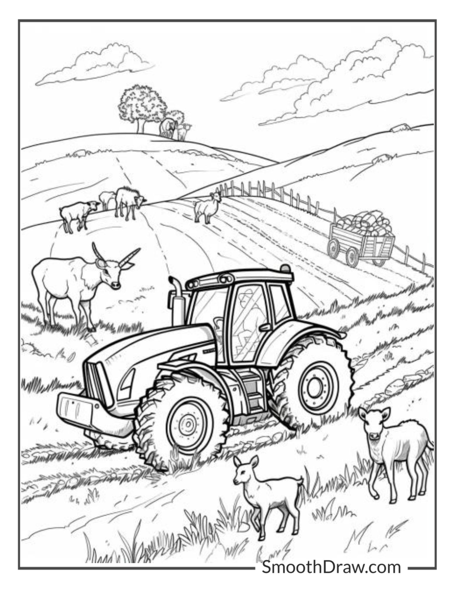 Farm Coloring Pages Printable