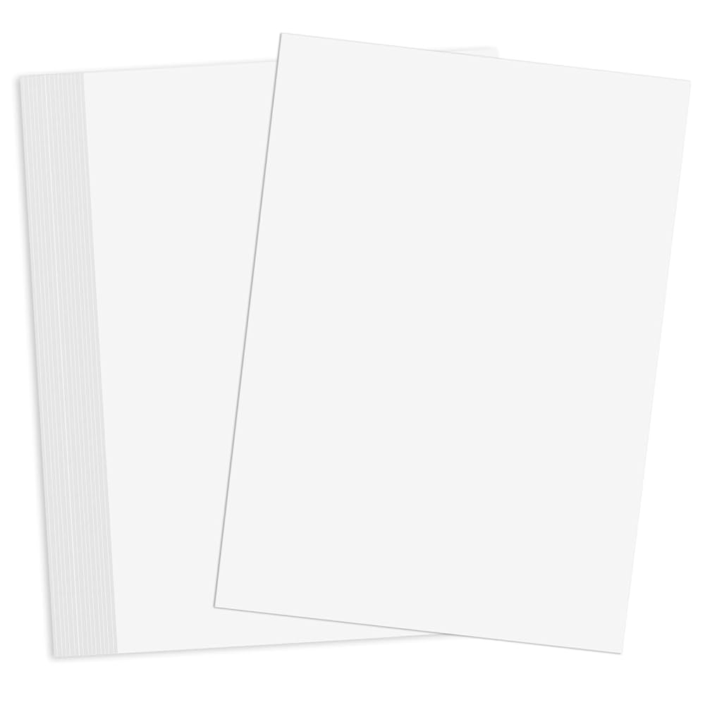 50 Sheets Of Card Paper A4 White Thick Paper A4 For Printing 250 G m Coloured Card Paper White Printer Paper For Invitations Menu Cards Wedding 