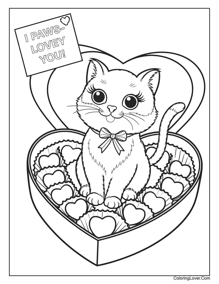 Printable Coloring Pictures Of Cats