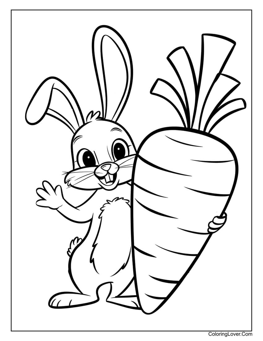 60 bunny coloring pages free printables for all ages