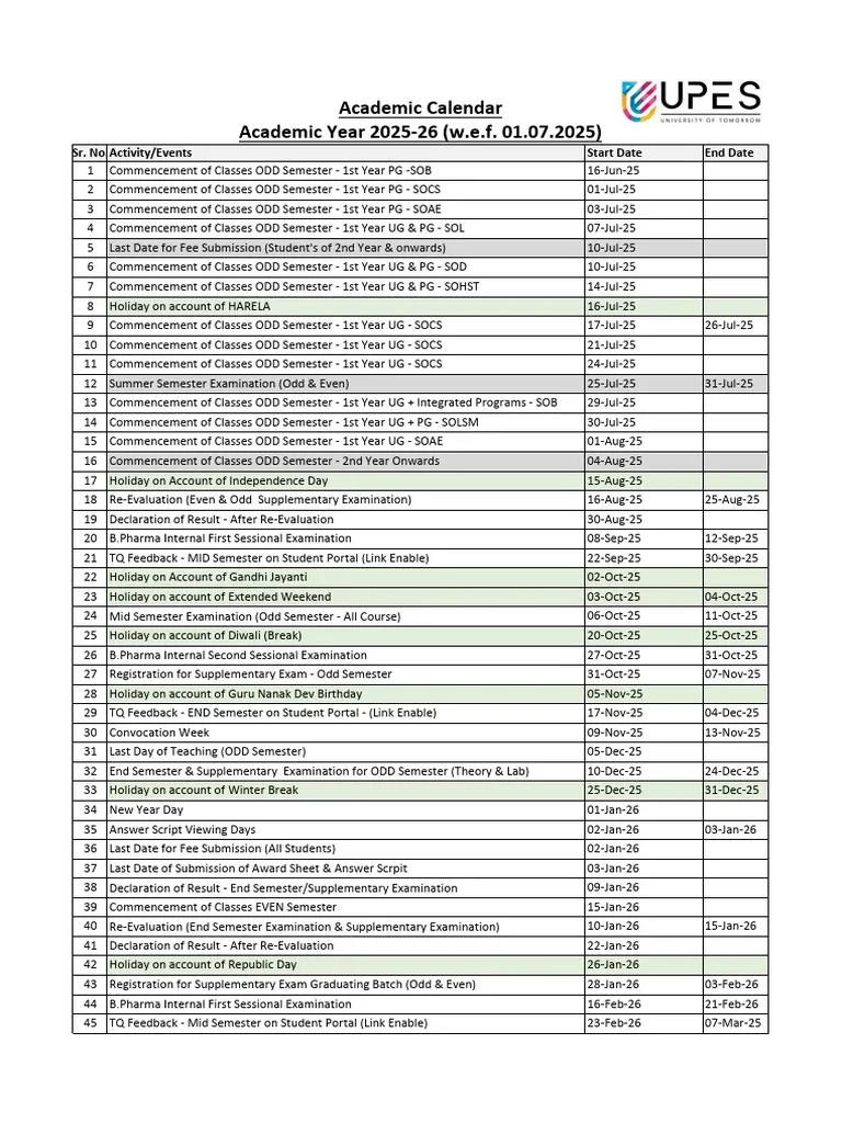 Msu Academic Calendar 2025 2026 Printable