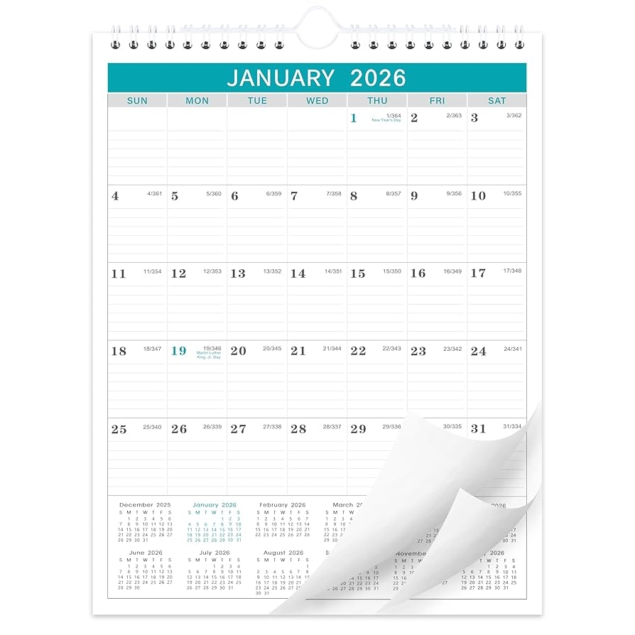 Julian Calendar 2026 Printable