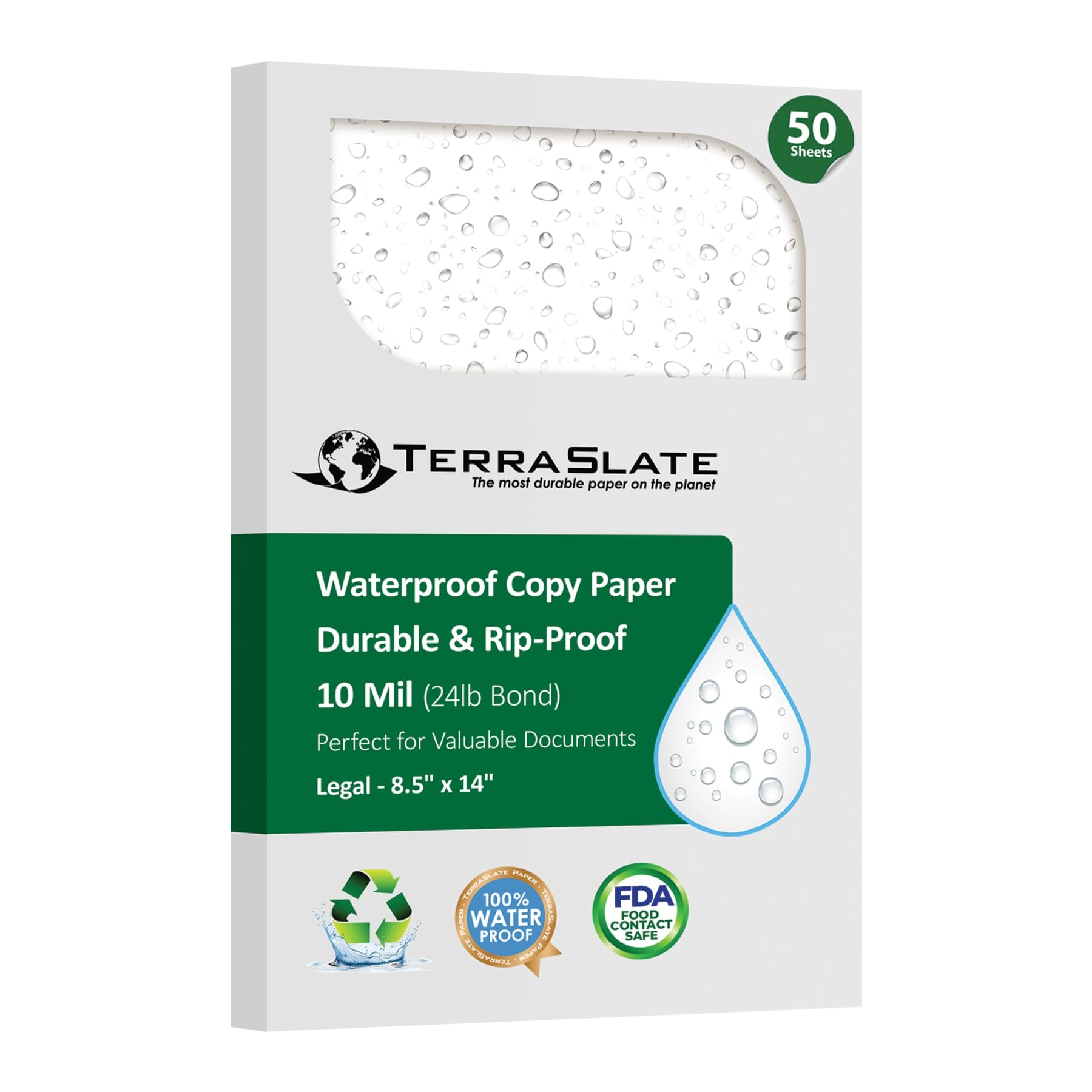 Amazon TerraSlate Printable Waterproof Paper For Laser 