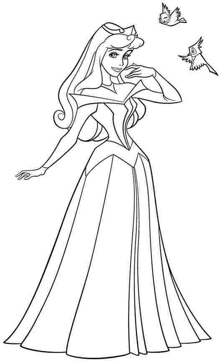 Princess Printable Coloring Sheets