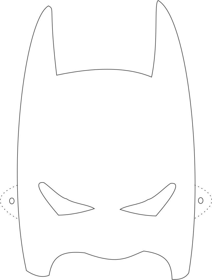Printable Batman Mask