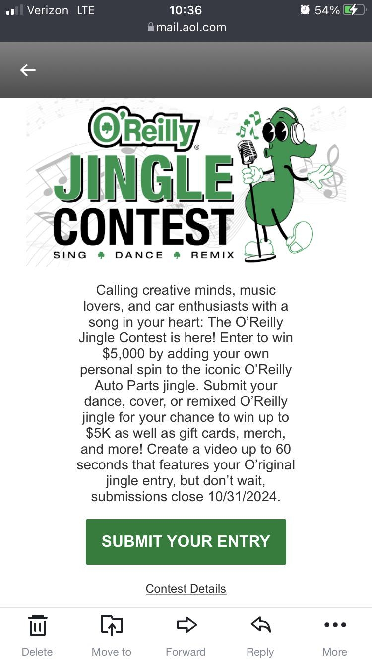 Be Forewarned Of O Reilly s Advert Contest R CommercialsIHate