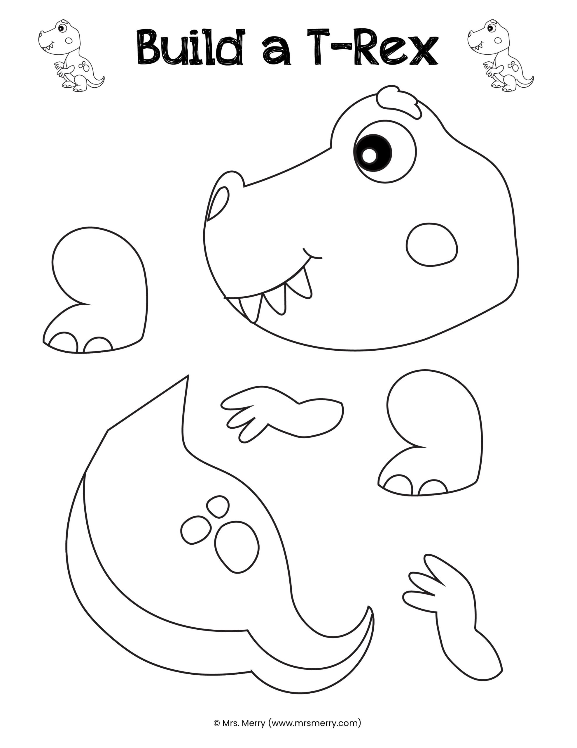 Dinosaur Craft Printable