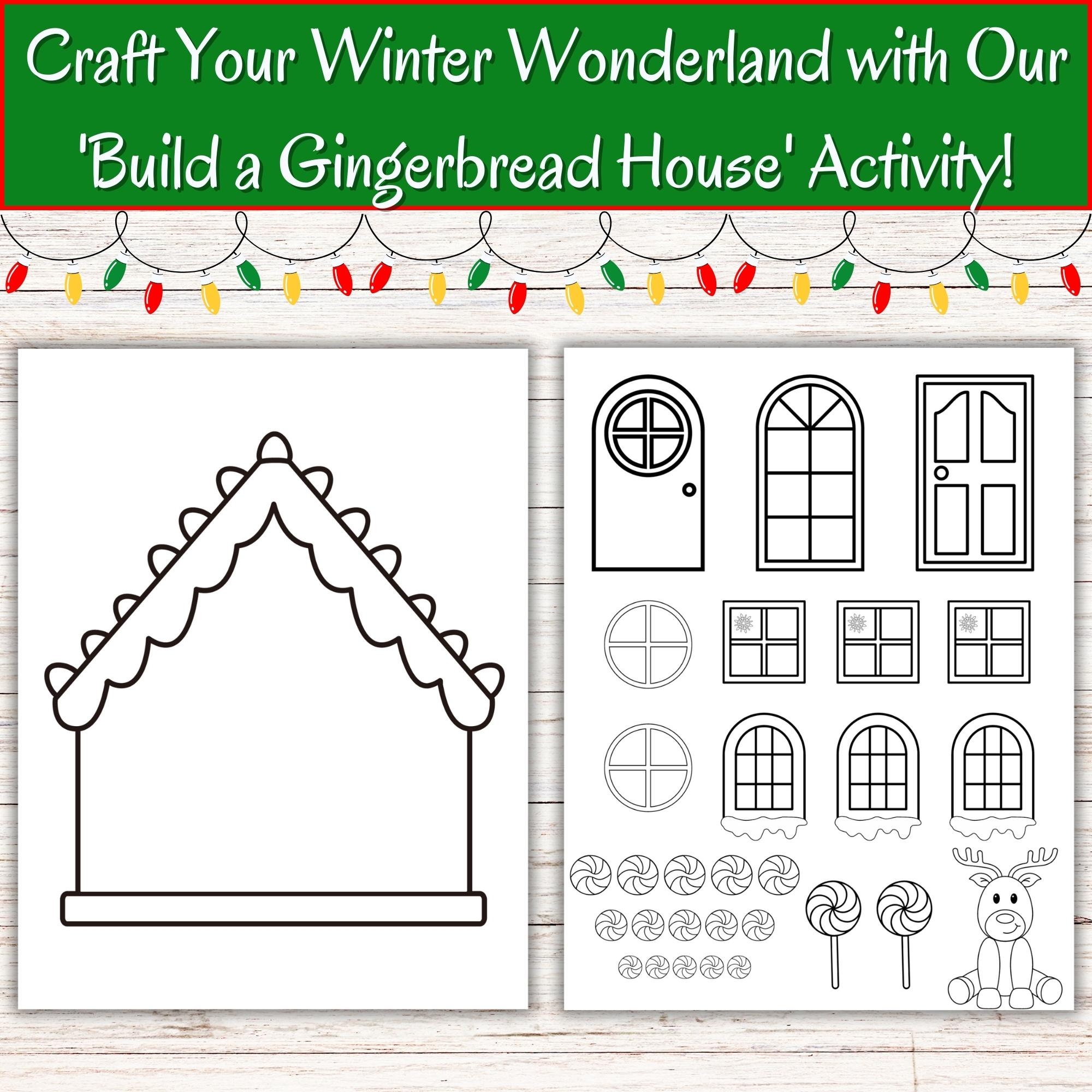 Gingerbread House Printable