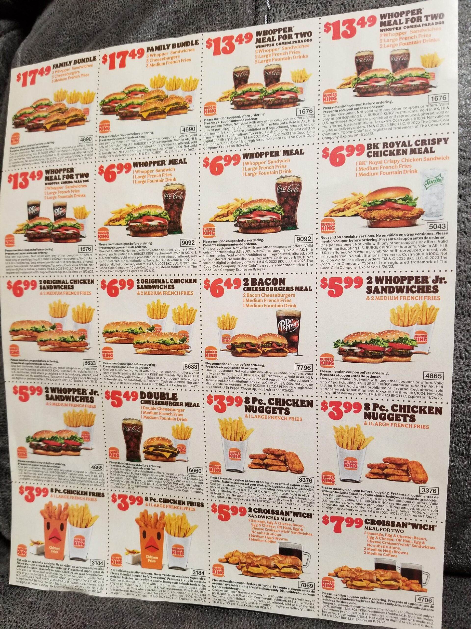 Burger King Coupons Post If Used Please R Freefood Worksheets 