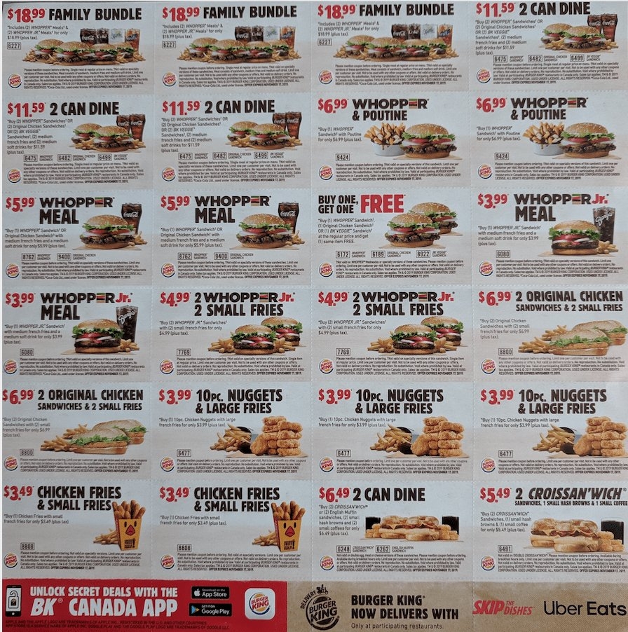 Burger King Coupons Printable