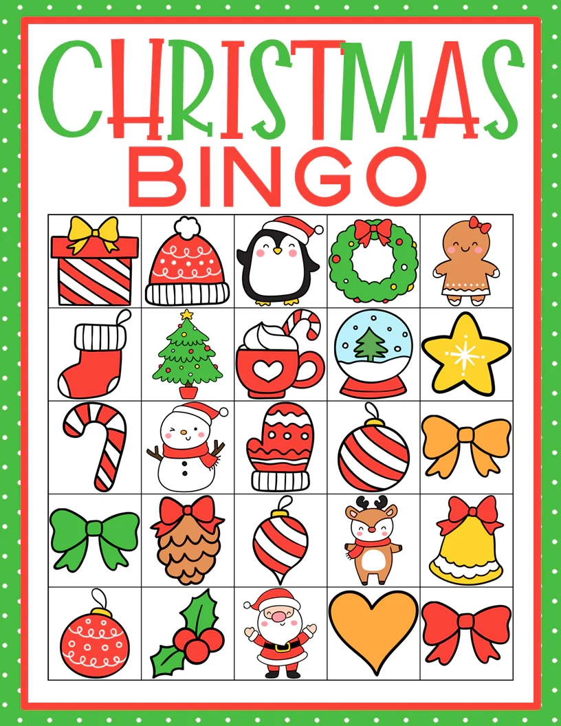 Printable Christmas Bingo