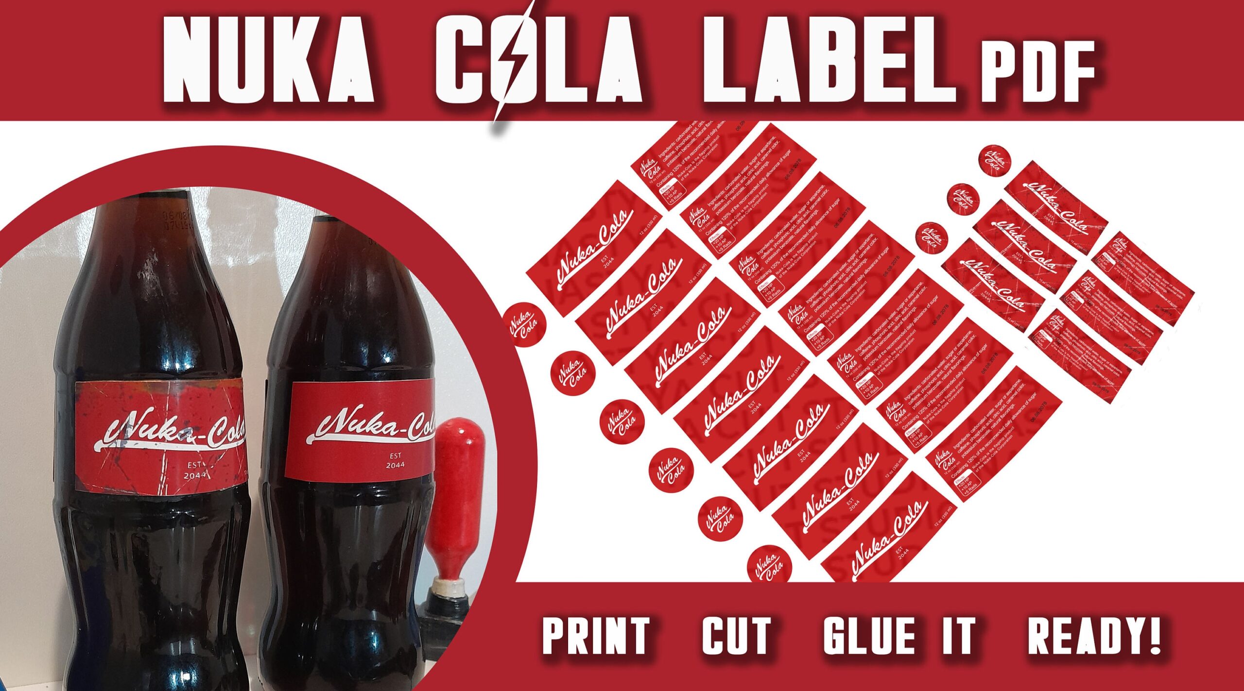 Nuka Cola Label Printable