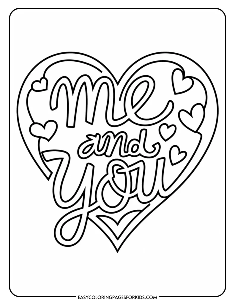 Cute Love Coloring Pages 9 Free Printable Pages Easy Coloring 