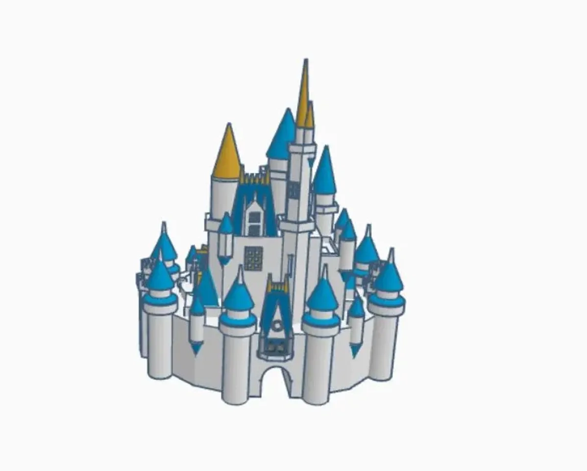 Disney World Castle Von Andrew Stevens Kostenloses STL Modell 