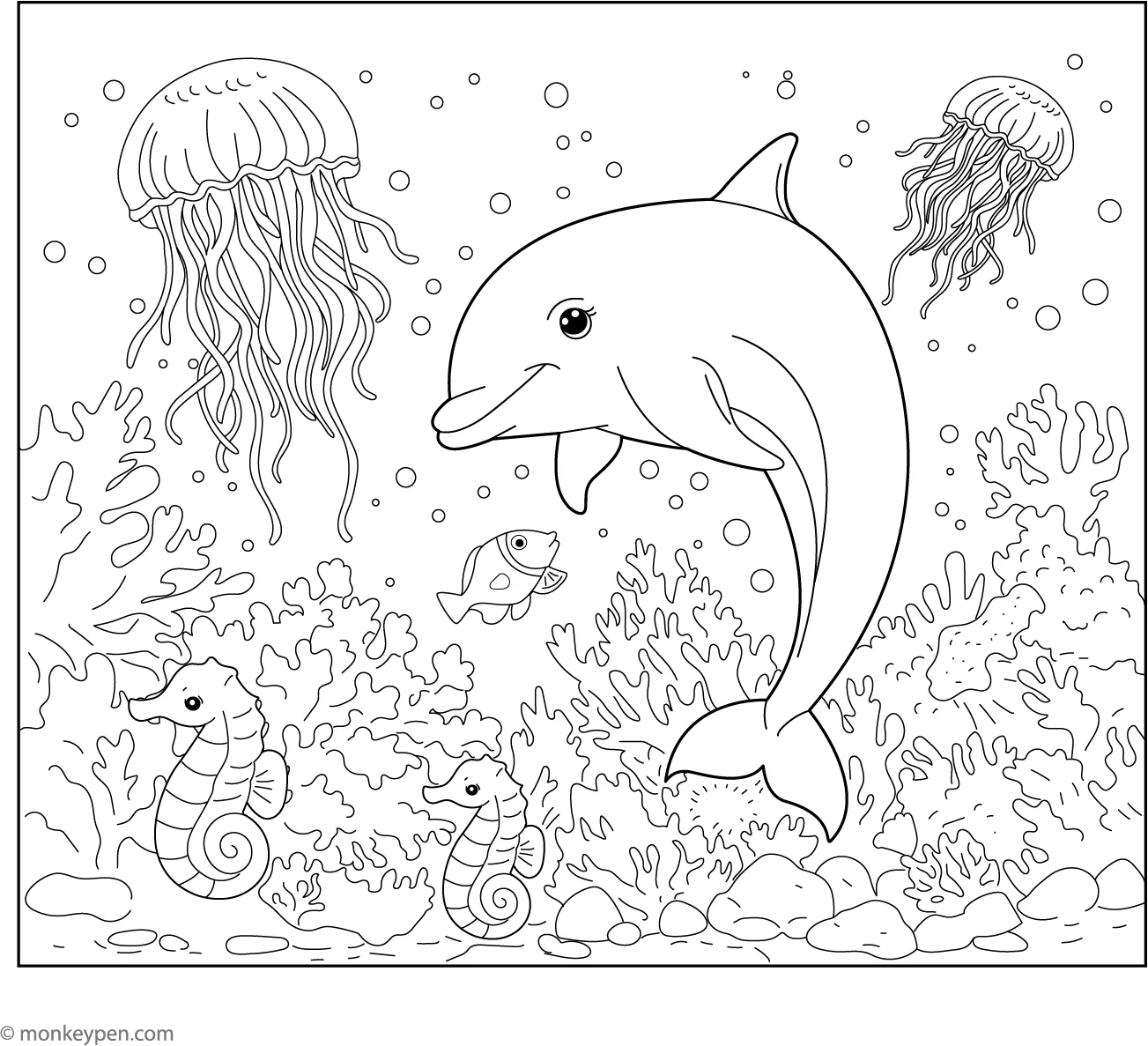 Dolphin And Ocean Friends
