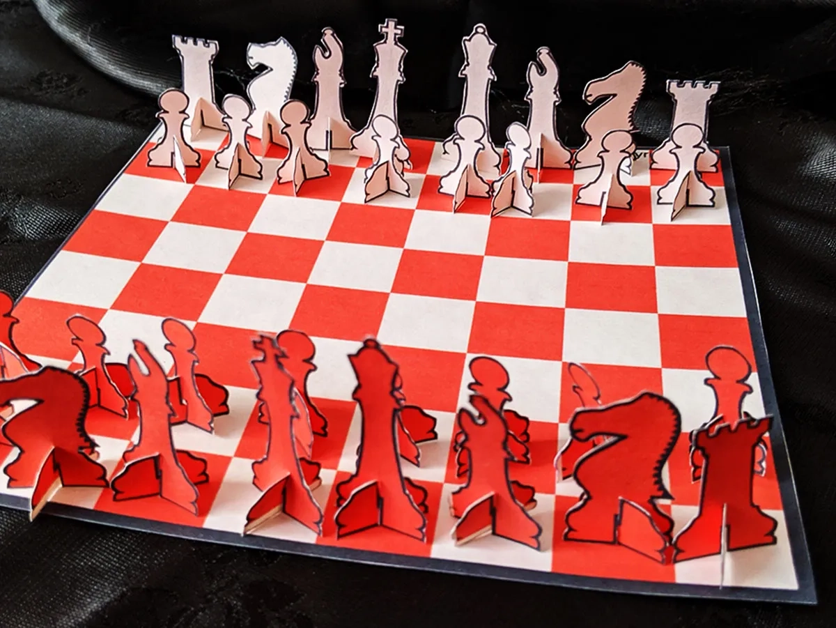 Download A Printable Paper Chess Set That You Can Make At Home
