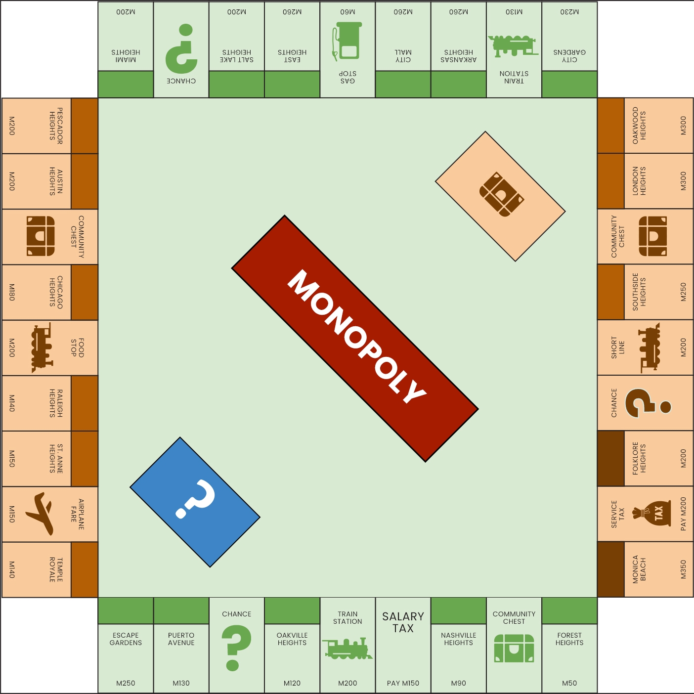 Monopoly Board Game Printable