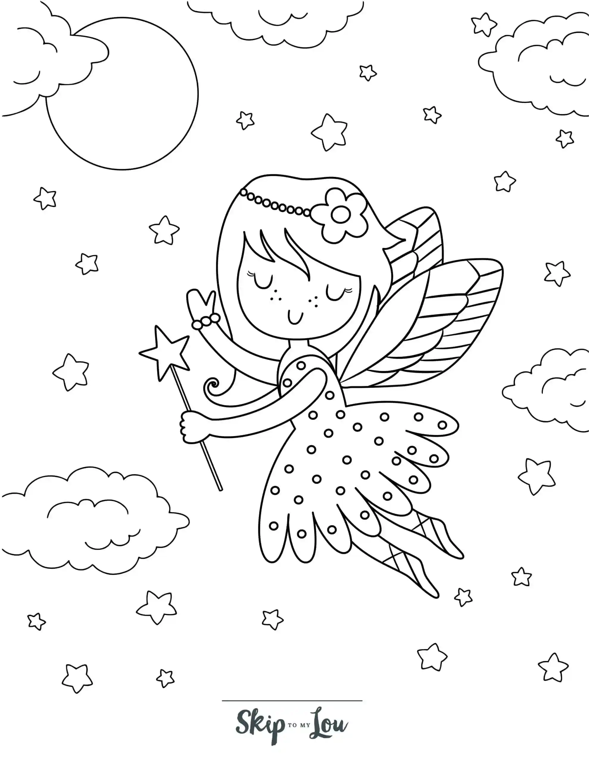 Fairy Colouring Pages Printable Free