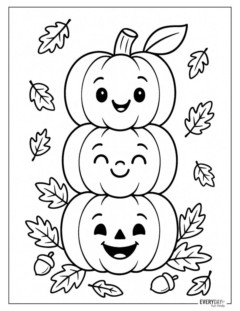 Autumn Coloring Printables