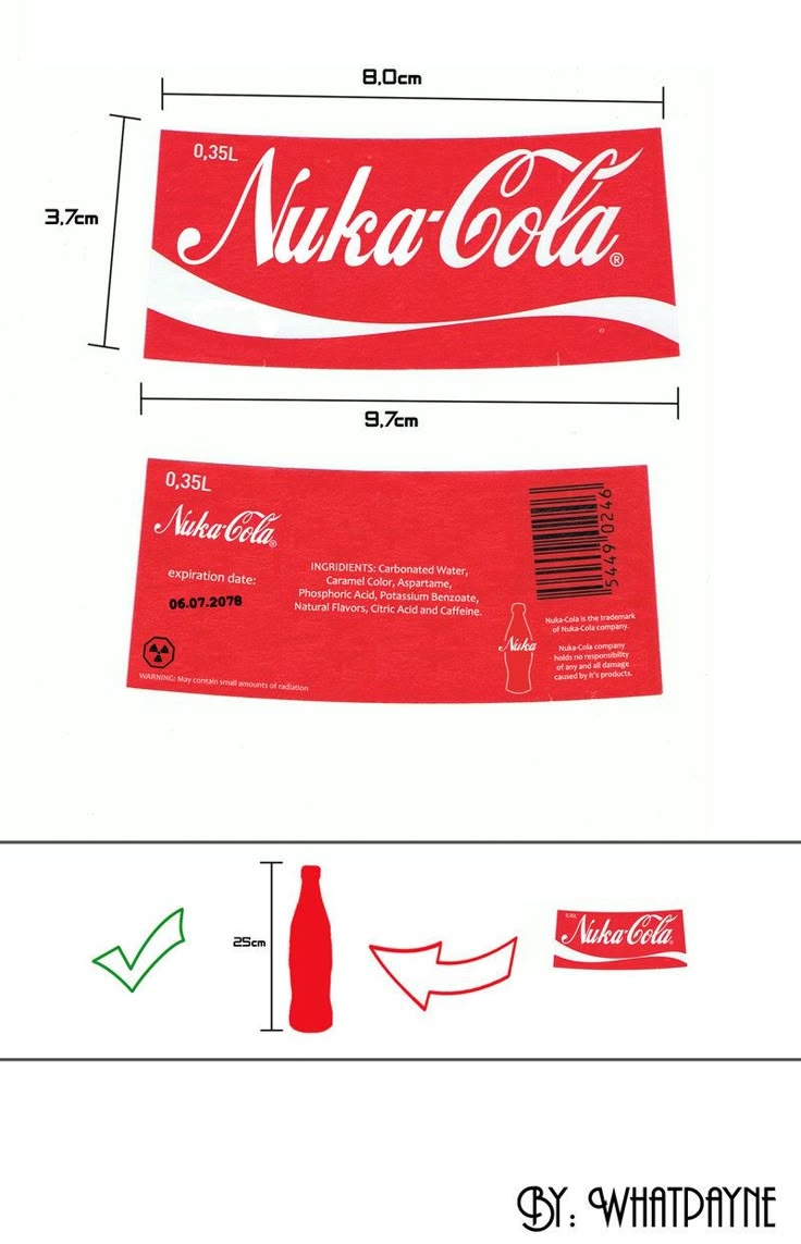 Fallout Nuka Cola Label By Whatpayne On DeviantArt
