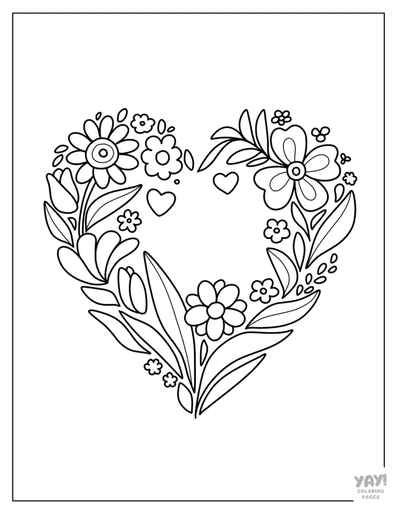 Flower Coloring Pages Free Printables 