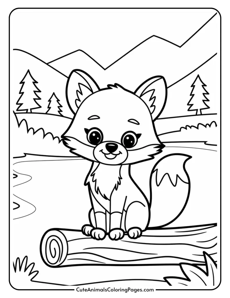 Fox Coloring Pages 13 Free Printable Pages Cute Animals 