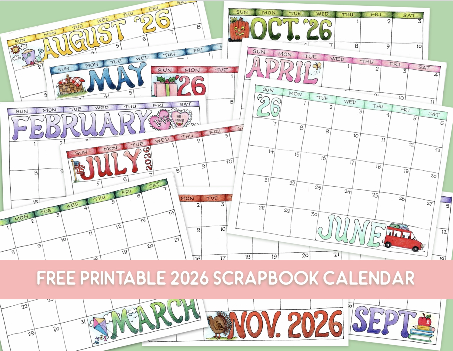 Free 2026 Calendars For Advanced Planning Flanders Family Home Life