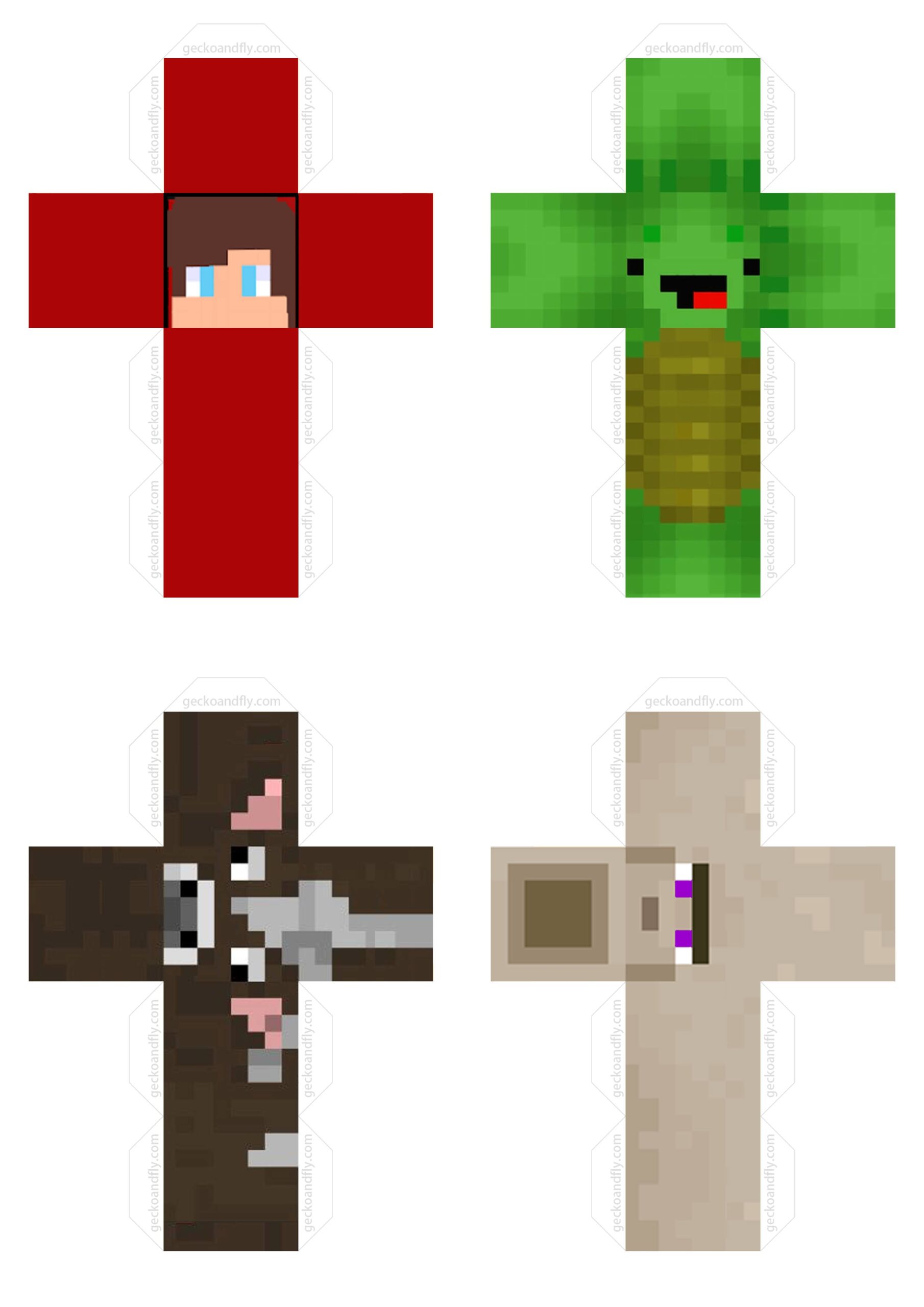 Minecraft Paper Craft Printable