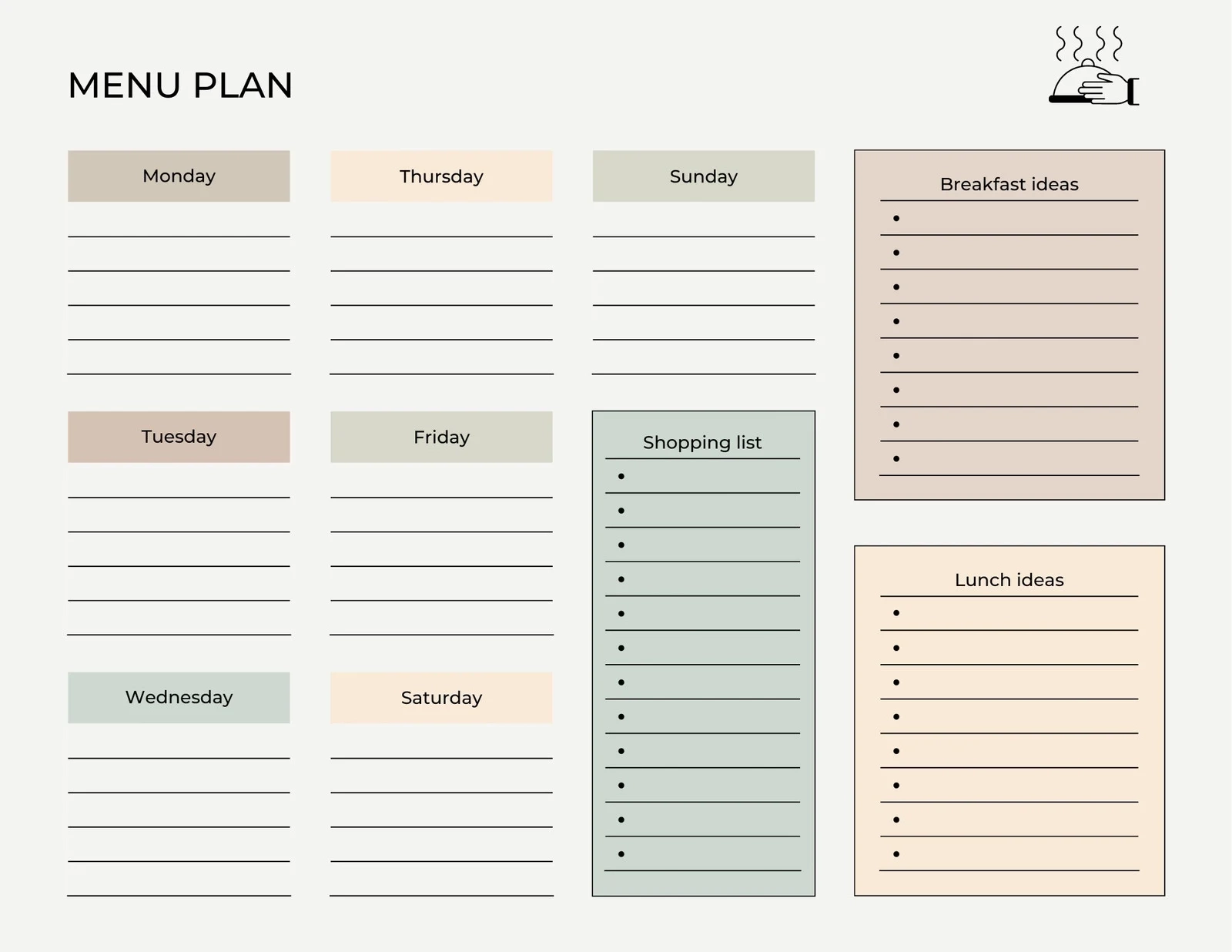 Printable Meal Planner