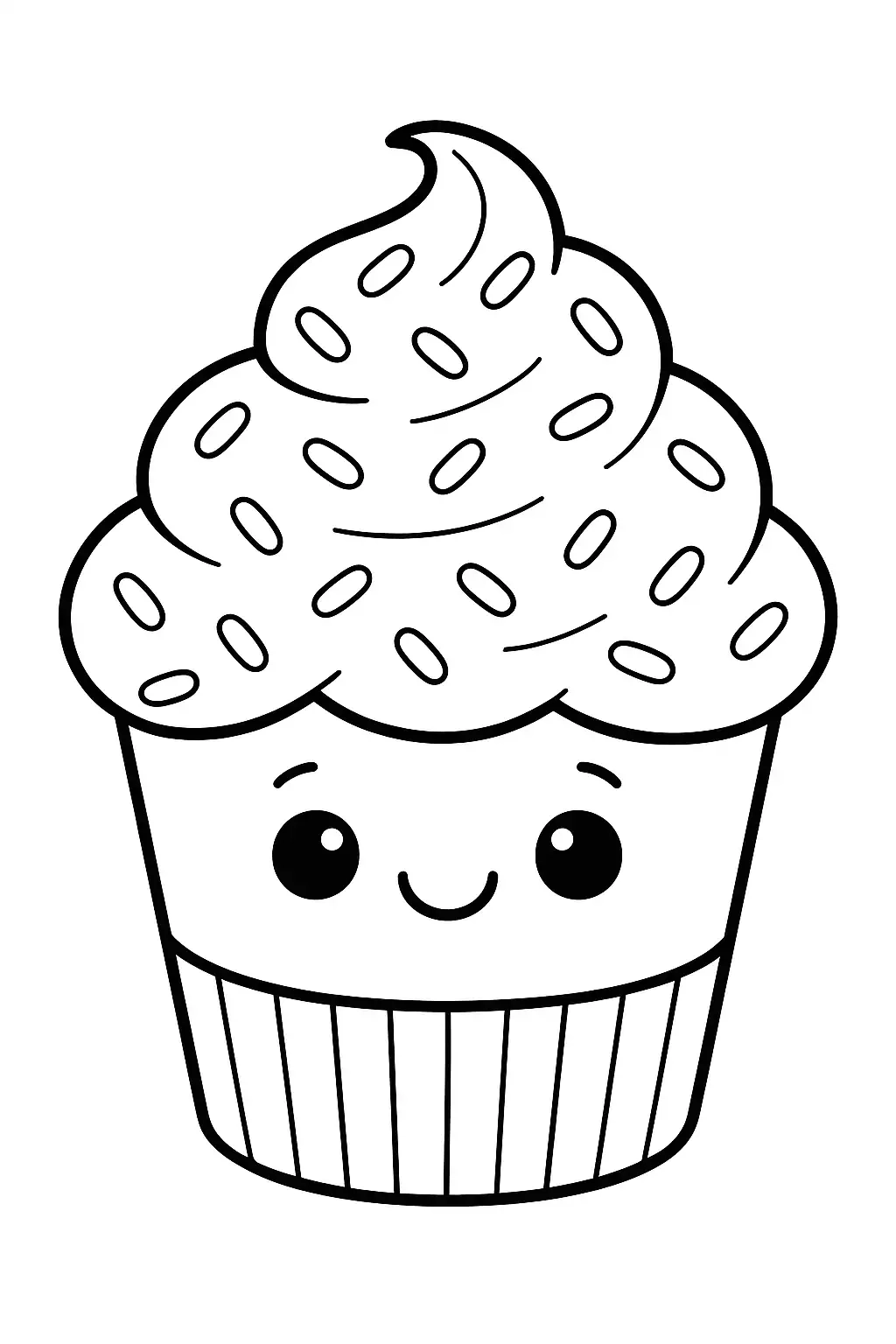 Free Cute food coloring pages printable Generator 20 Cute food 