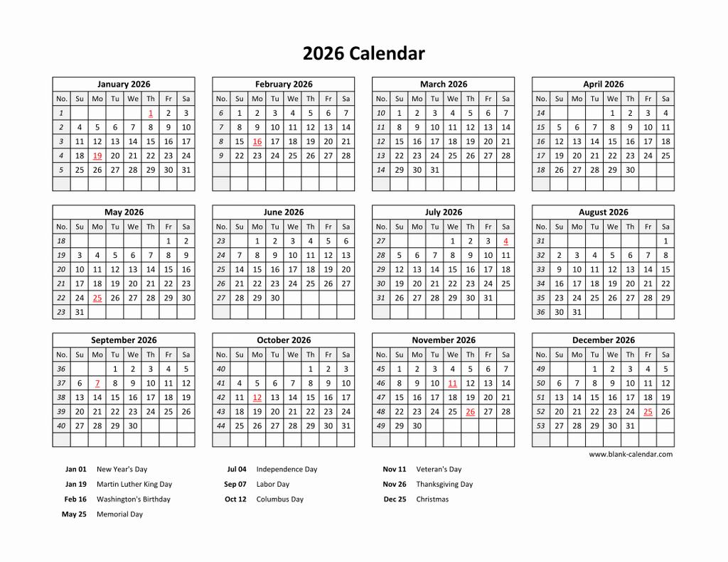 Federal Pay Period Calendar For 2026 With Holidays Printable Pdf