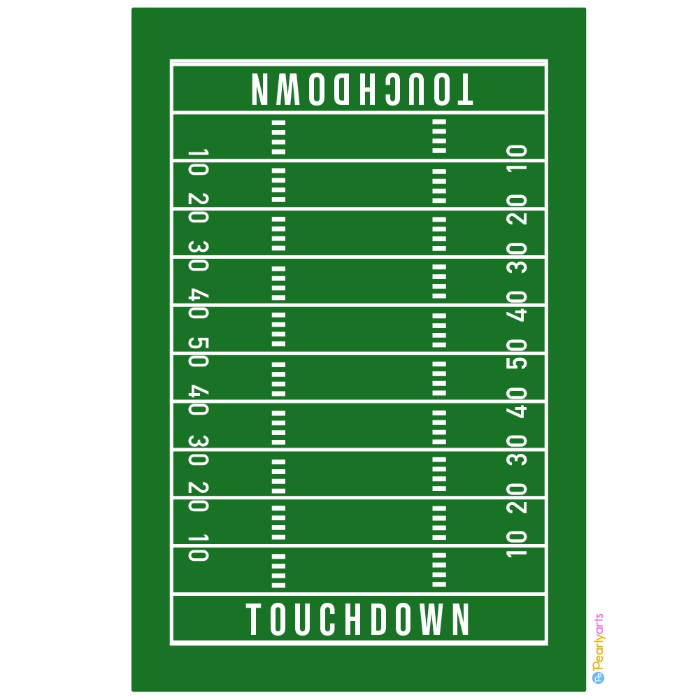 FREE Football Field Clipart Royalty free Pearly Arts