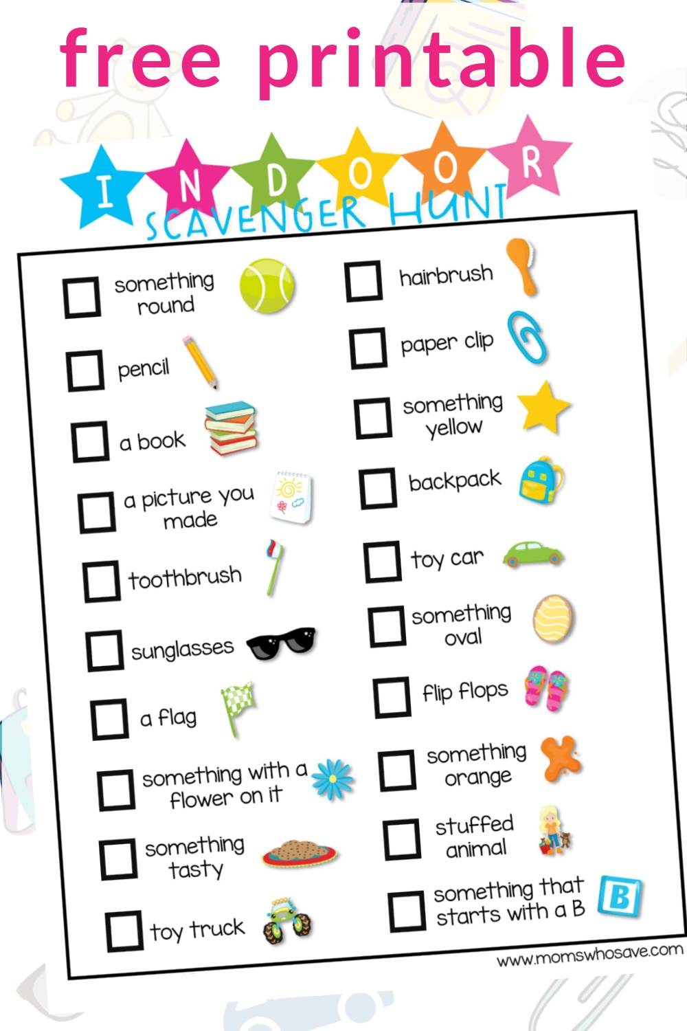 Printable Scavenger Hunt