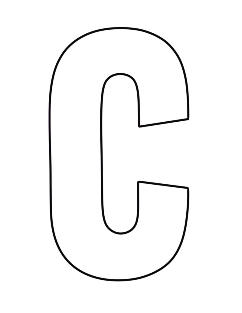 Letter C Printable