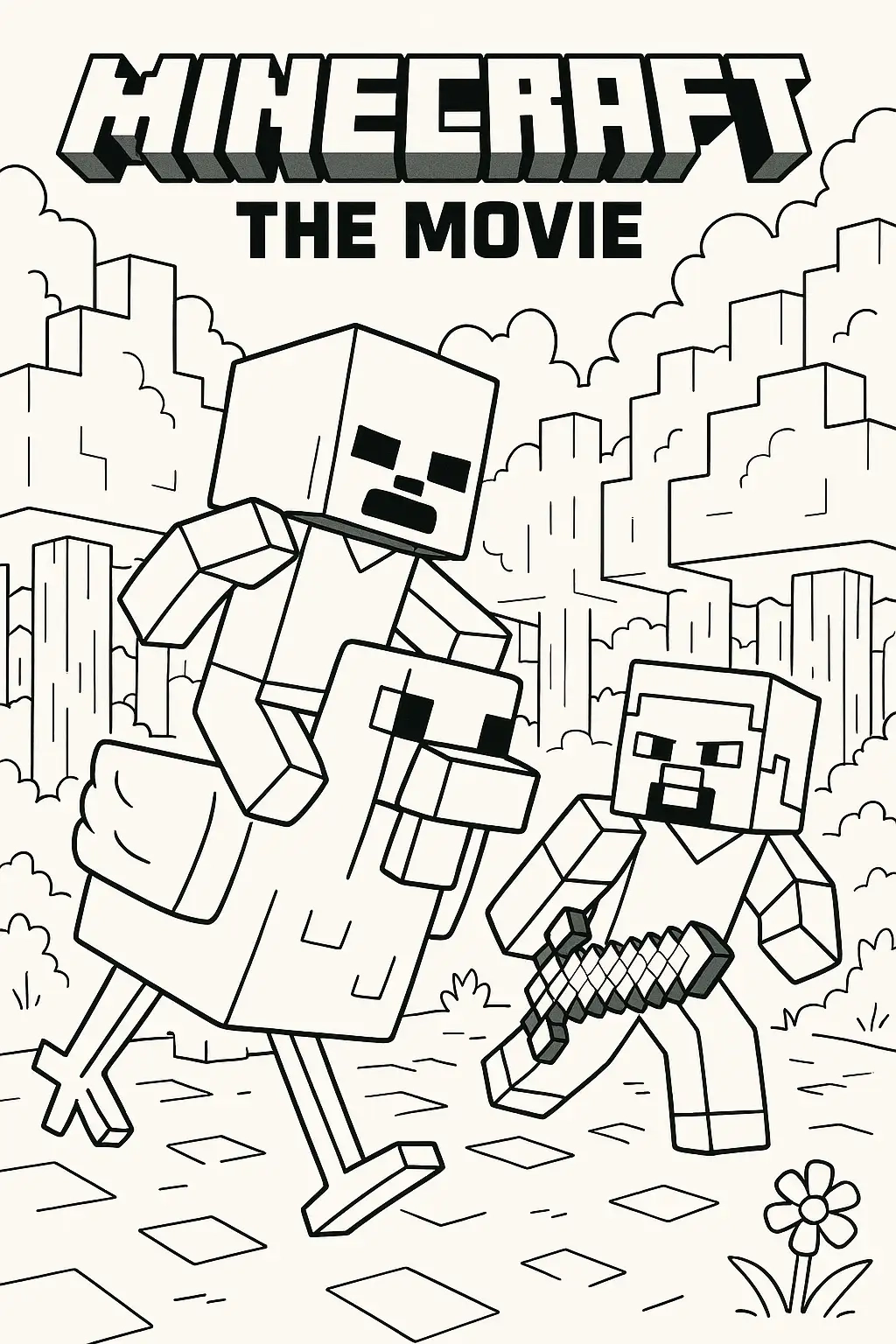 Minecraft Color Pages Printable