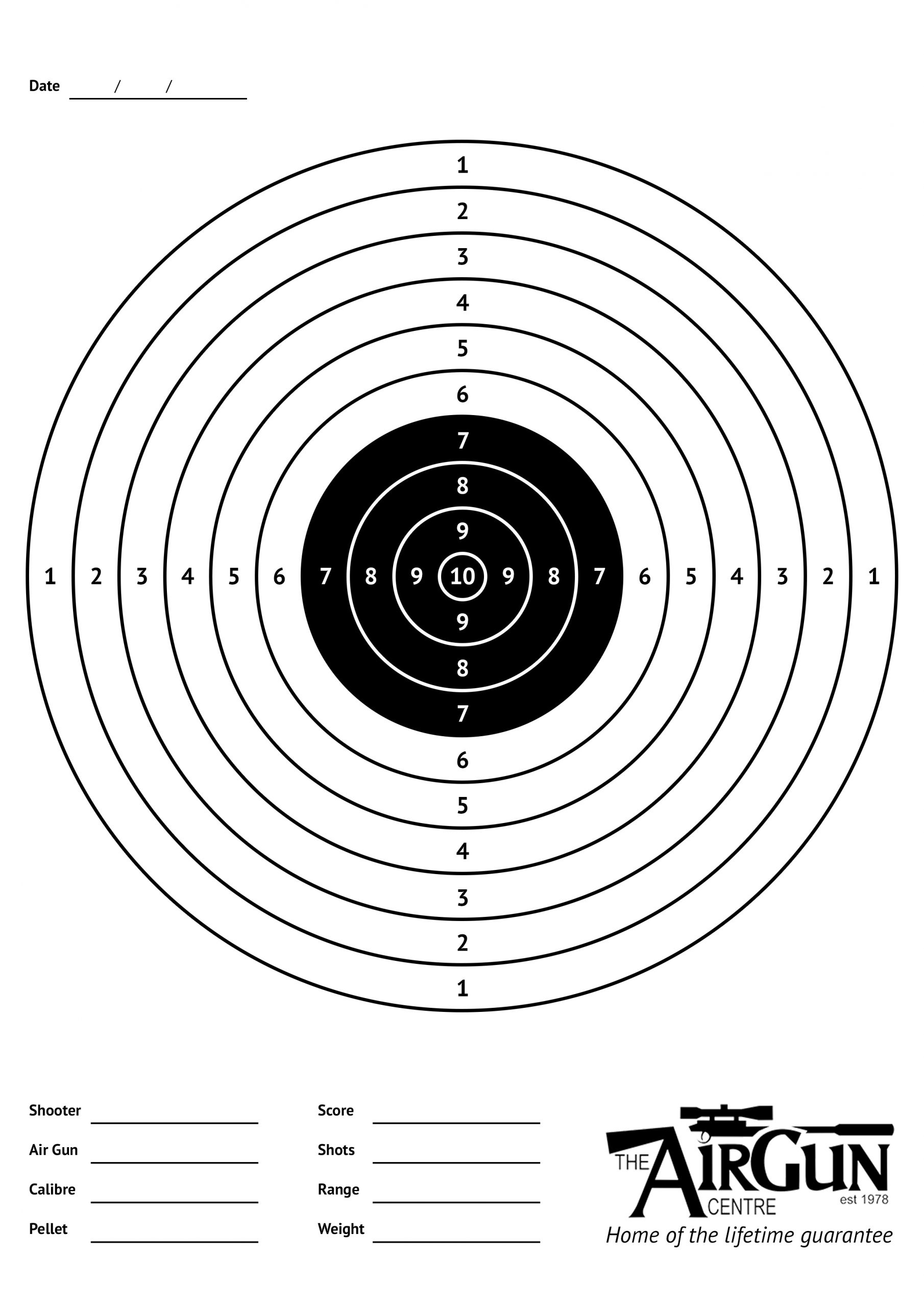 Free Printable Targets