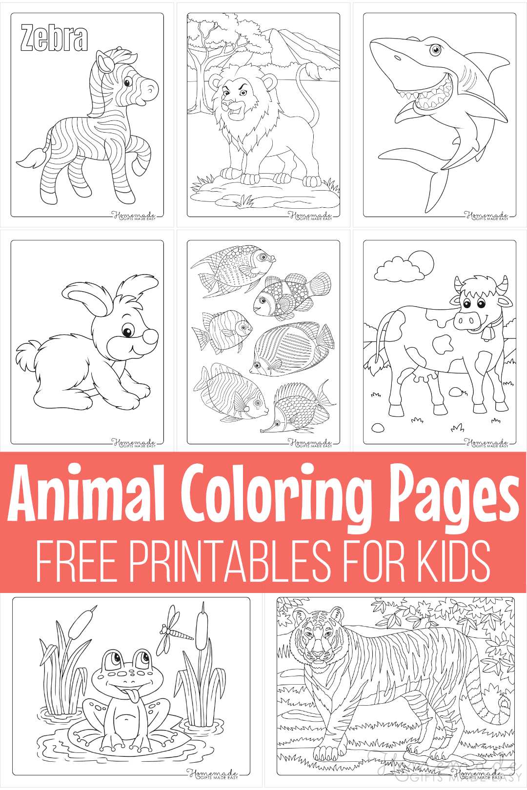 Free Printable Animal Coloring Sheets