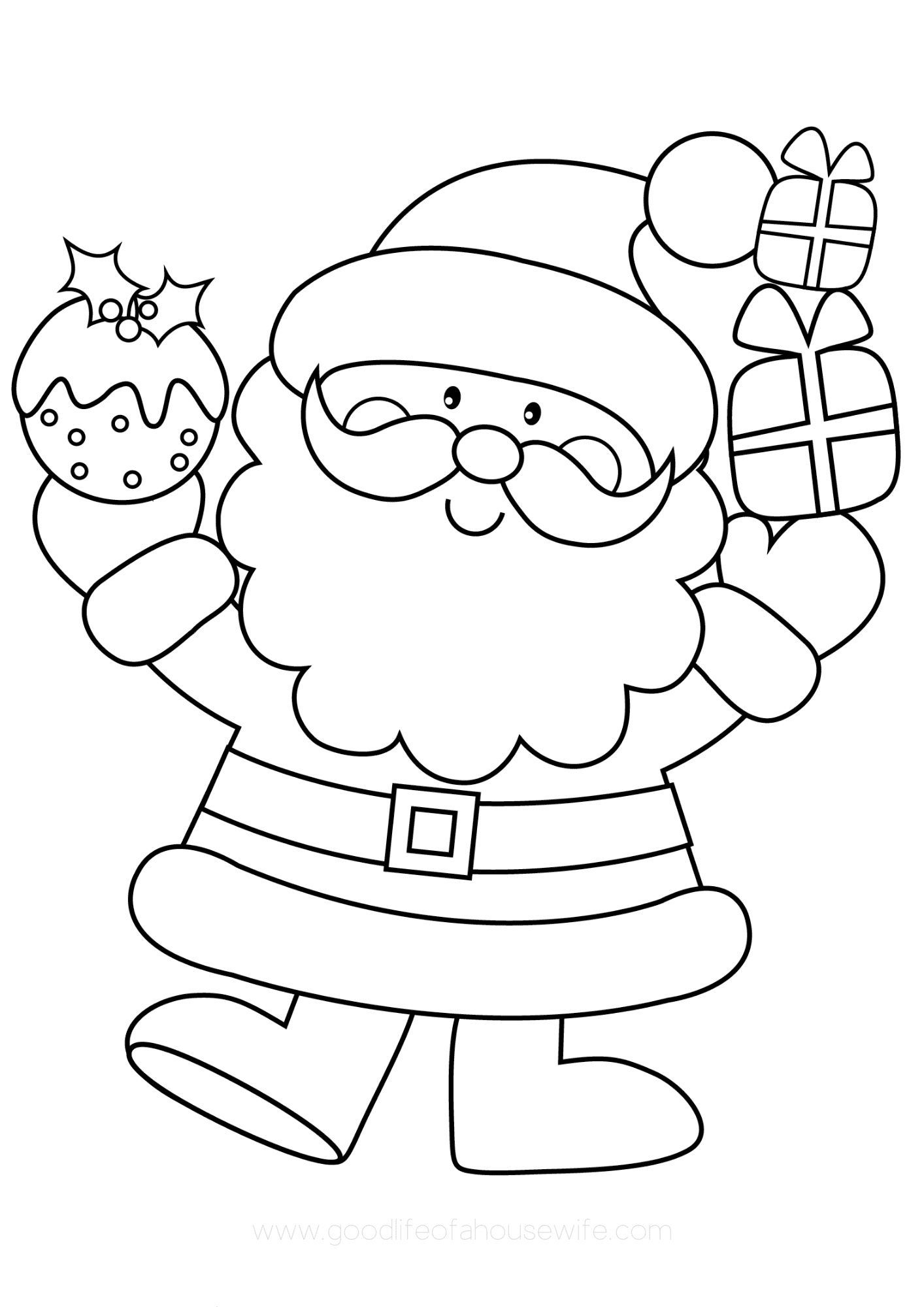 Free Printable Color Pages Christmas